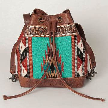 American Darling Cross Body Hand Tooled Saddle Blanket Hair On Genuine Leather Western Women Bag Handbag Purse Crossbody Cute